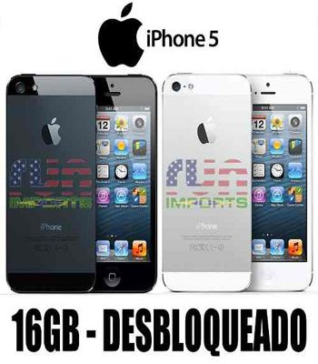 iPhone 5 Brasil 16GB Preto ou Branco (Desbloqueado fabrica)