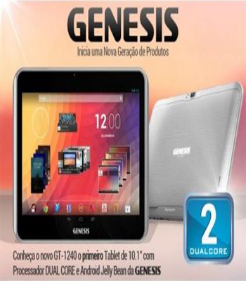 Genesis GT-1240 (Branco, Prata ou Preto)